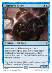 Displacer Kitten (White Border) [Mystery Booster 2]