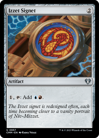 Izzet Signet [Commander Masters]