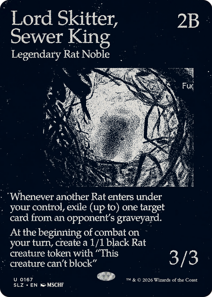 Lord Skitter, Sewer King (0167) [Secret Lair x MSCHF: The Zeta Set]