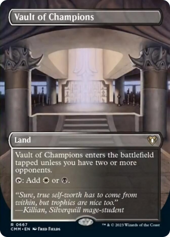 Vault of Champions (Borderless Alternate Art) [Commander Masters]