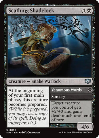 Scathing Shadelock [Secrets of Strixhaven]