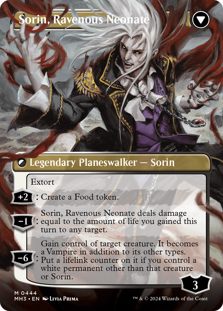 Sorin of House Markov // Sorin, Ravenous Neonate (Borderless) [Modern Horizons 3]