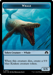 Phyrexian Germ // Whale Double-Sided Token [Modern Horizons 3 Tokens]