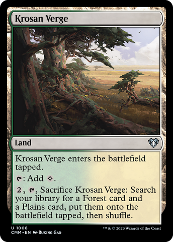 Krosan Verge [Commander Masters]