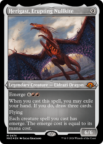 Herigast, Erupting Nullkite (Foil Etched) [Modern Horizons 3]