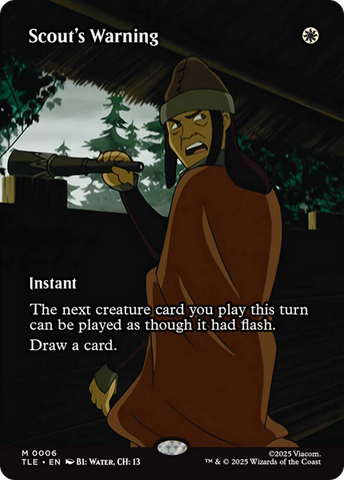 Scout's Warning (Borderless) [Avatar: The Last Airbender: Eternal-Legal]