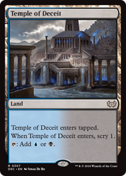 Temple of Deceit [Duskmourn: House of Horror Commander]