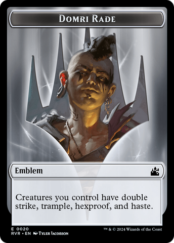 Domri Rade Emblem [Ravnica Remastered Tokens]