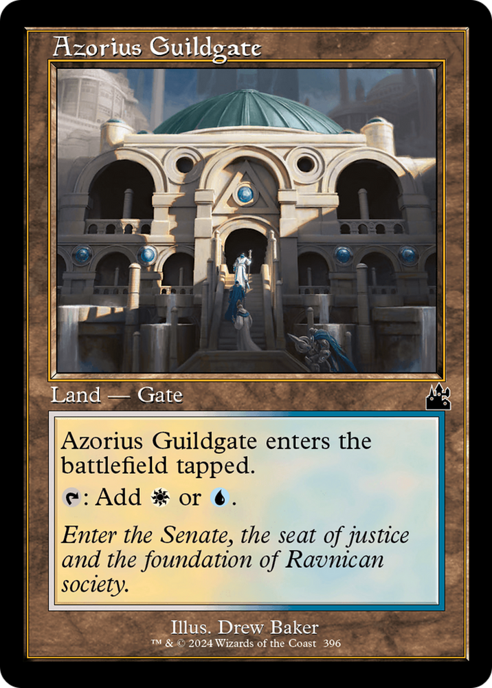 Azorius Guildgate (Retro Frame) [Ravnica Remastered]