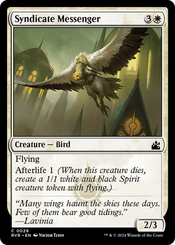 Syndicate Messenger [Ravnica Remastered]